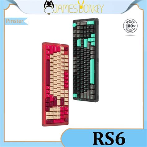 James Donkey Rs Hot Swappable Mechanical Keyboard Wireless Three Mode G Bluetooth Gaming Rgb