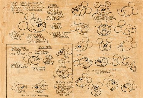 Ciclope Sudan Mitologia Mickey Mouse Model Sheet Palestra Fisicamente