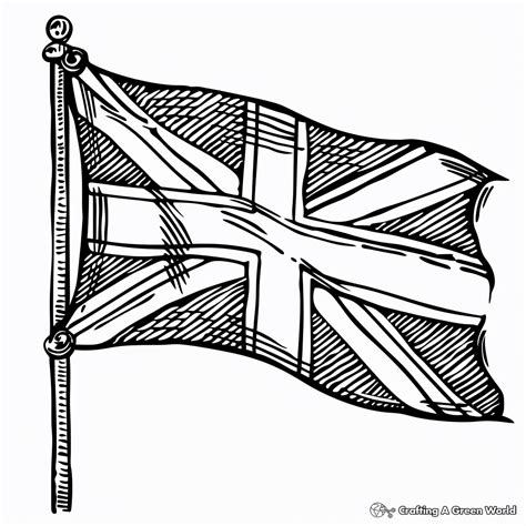 British Flag Coloring Pages Free And Printable