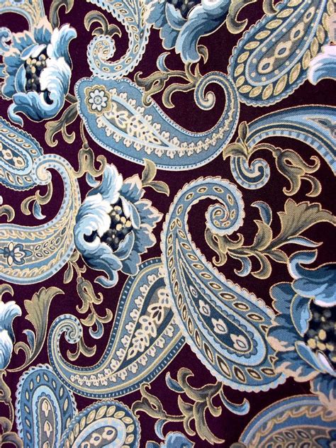 Love The Colors Paisley Art Paisley Print Fabric Paisley Print