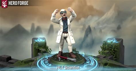 HL1 Scientist Made With Hero Forge