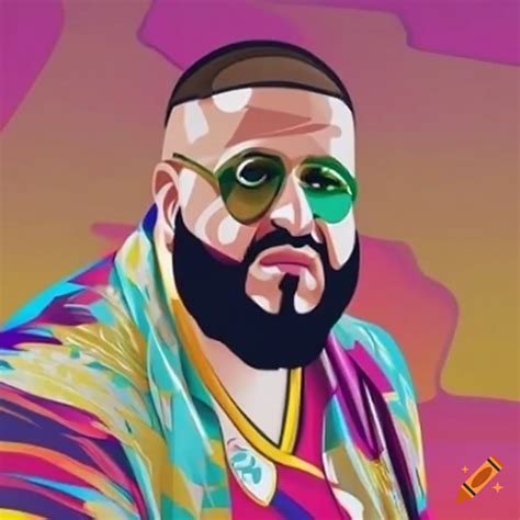 Dj Khaled In Golden State Warrior Attire On Craiyon