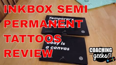 Inkbox Semi Permanent Tattoos Unboxing And Review Zelda Tattoos