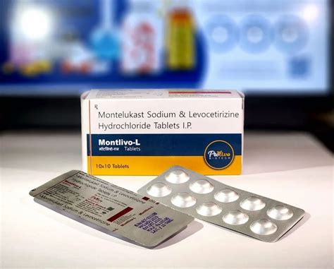 Montelukast Sodium Levocetirizine Hydrochloride Tablets Ip At Rs