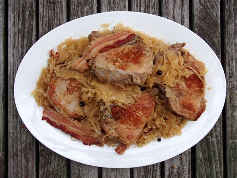 Sauerkraut And Pork Chops The Weathered Grey Table