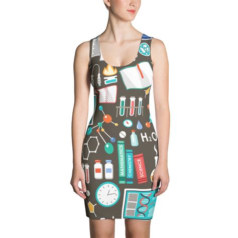 Science Pattern Dress – Groove Bags