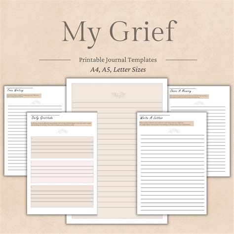 Grief Journal Template