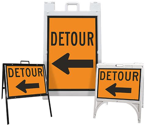 Order Detour Road Signs - MUTCD Compliant, Ships Fast