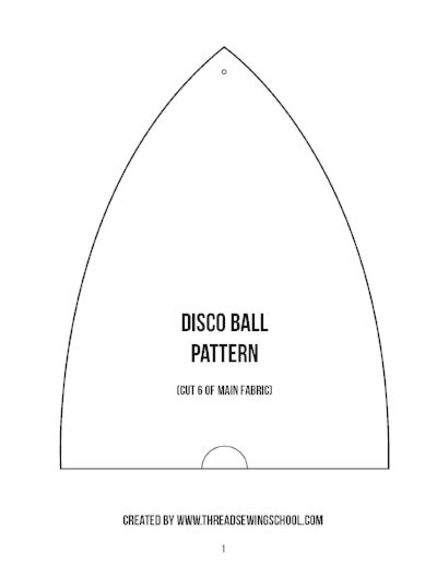 Ball Sewing Pattern Tammasmarena