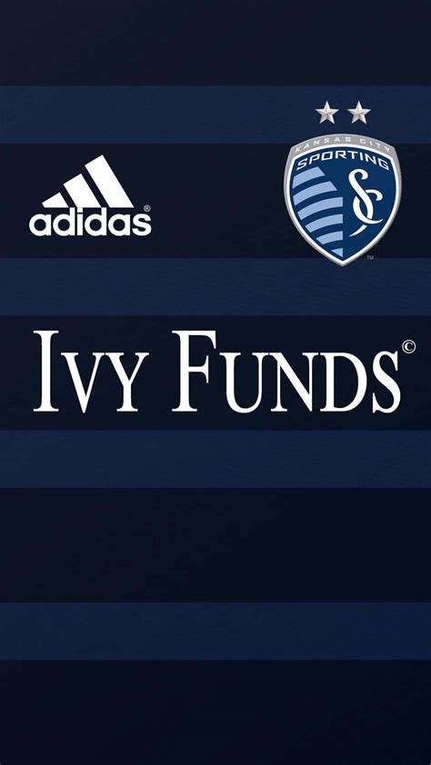 Download Sporting Kansas City Logo On Blue Stripes Wallpaper ...