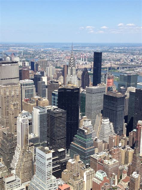 The view from the Empire State Building~NYC | San francisco skyline, Empire state building, Skyline