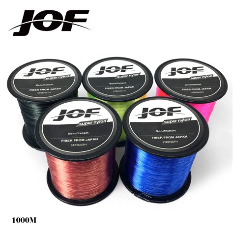 JOF 1000M Nylon Fishing Line Monofilament Super Strong Japan Material