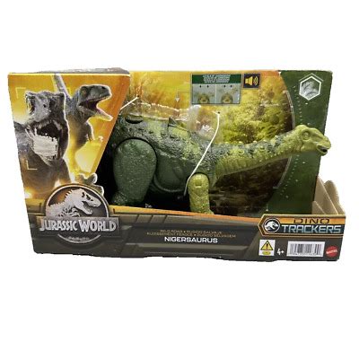 Jurassic World Dino Trackers Wild Roar Nigersaurus Dinosaur Action