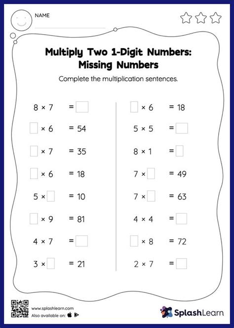 Multiply Two Digit Numbers Missing Numbers Math Worksheets 12064 Hot Sex Picture