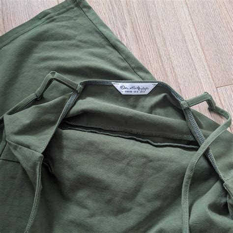 Miss Selfridge Khaki Army Green Bodycon Strappy Depop