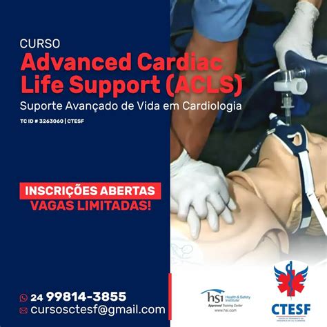 Curso Advanced Cardiac Life Support Acls Ctesf