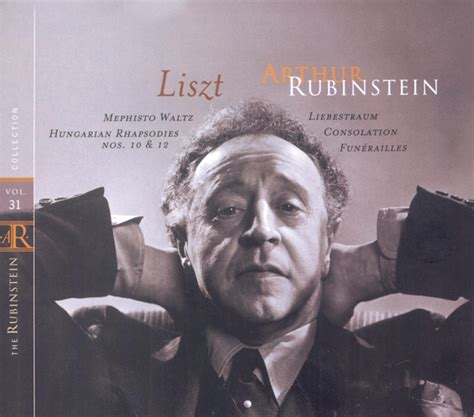 Arthur Rubinstein Rubinstein Collection Vol 31 Liszt Mephisto