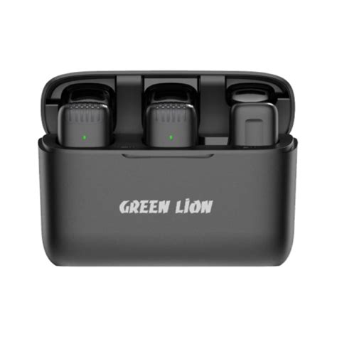 Green Lion 2 In 1 Wireless Microphone Type C Connector Black