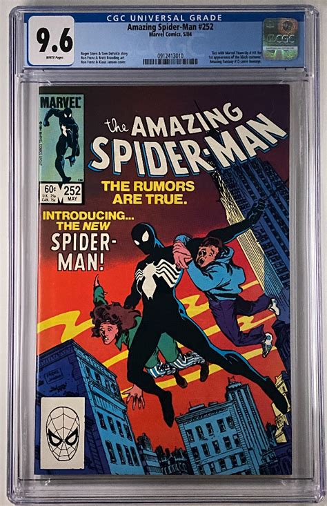 Amazing Spider Man 252 CGC 9 6 Legacy Comics And Cards Trading