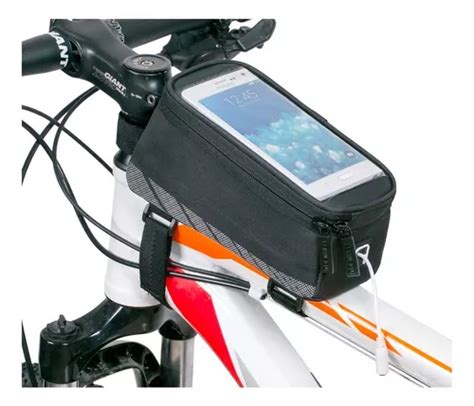 Bolso Delantero Porta Celular Bicicleta Para Manillar Cuadro Cuotas