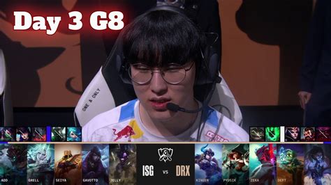 Isg Vs Drx Day Lol Worlds Play Ins Isurus Gaming Vs Drx