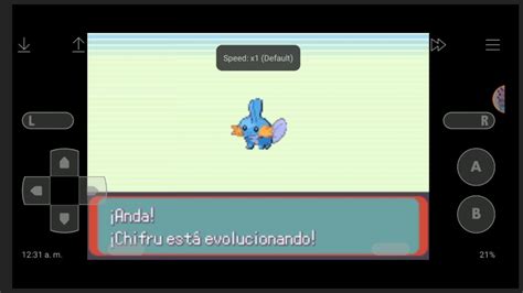 Chifru está evolucionando y ciudad portual Pokemon esmeralda