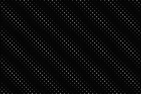 Black and White Seamless Circle Pattern Graphic by davidzydd · Creative ...