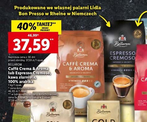 Promocja Bellarom Caffe Cremaandaroma Lub Espresso Cremoso Kawa