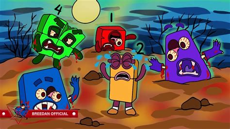 Numberblocks And Colourblocks Rescue Number From Zombie Plant Fanmade