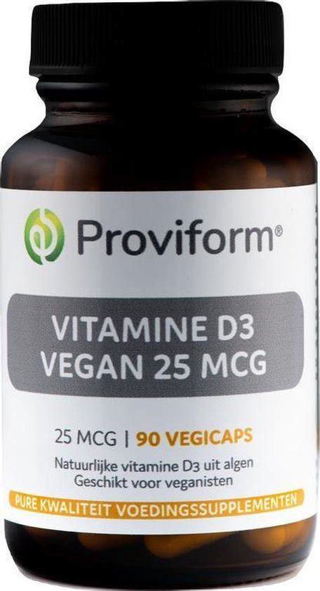 Proviform Vitamine D Vegan Mcg Capsules Bol