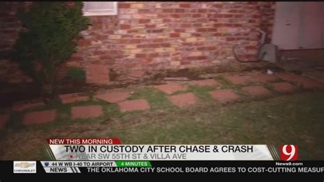 Police Chase In Sw Okc Ends In Crash Two Arrested One Outstanding