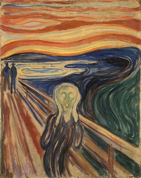 O Grito Por Edvard Munch Seni Kanvas Seni Kanvas