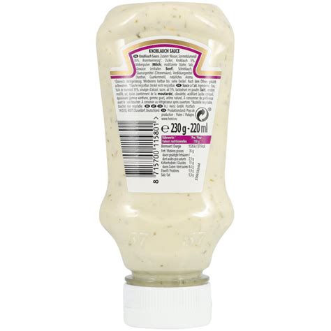 Buy Heinz Garlic Sauce 220ml Online Coopch