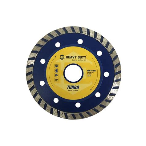 Disco De Corte Diamantado Turbo 110mm Heavy Duty