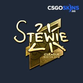 Sticker Stewie K Gold Boston Csgoskins Gg