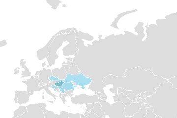 Hungarian - Worldwide distribution