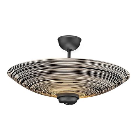 David Hunt Swf5822 Swirl 2 Light Black Semi Flush Fitting Ceiling Lights Flush Ceiling Lights