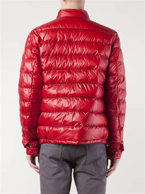 Lyst Moncler Puffer Jacket In Red For Men