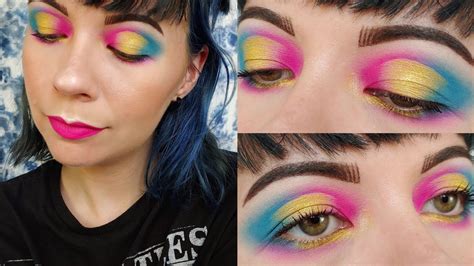 Pansexual Pride Makeup Tutorial Youtube