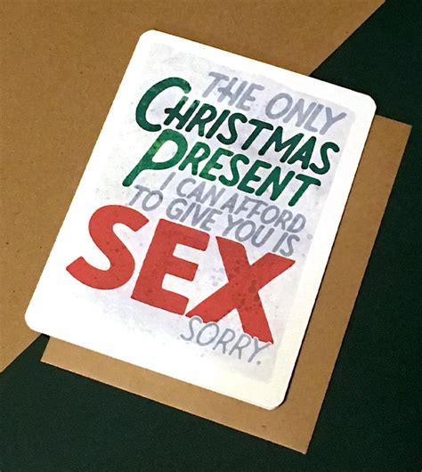 Christmas Sex Christmas Boyfriend Card Girlfriend Holiday Etsy
