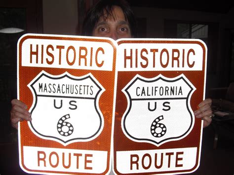 Stay on Route 6: Historic Route 6 Signs