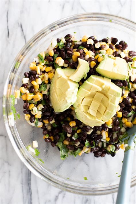 Black Bean Avocado And Corn Salad