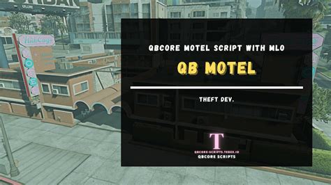 Fivem Motel Script Mlo New Motel Script Qbcore Esx Youtube