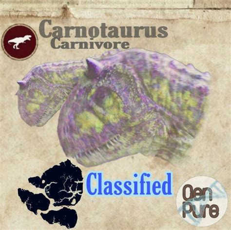 Carnotaurus De Jga Wiki Jurassic Park Amino Amino