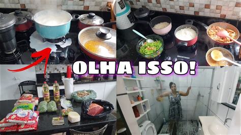 VLOGÃO COMPREI LAVEI COZINHEI ME EXTRESSEI ME CUIDEI LAVEI QUINTAL