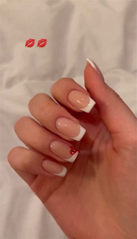 Simple Gel Nails Classy Acrylic Nails French Tip Acrylic Nails Soft