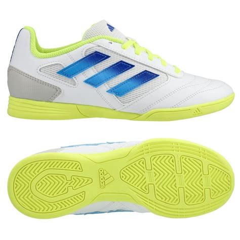 Adidas Super Sala Ic Hvit Bl Gul Barn