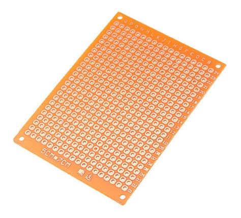 Placa Experimental Pcb Perforada X Pertinax Simple Faz Hipercom Srl