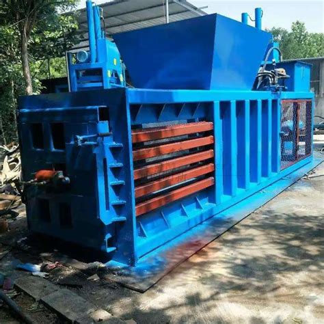 Hydraulic Horizontal Waste Paper Cardboard Cans Plastic Bottle Baler