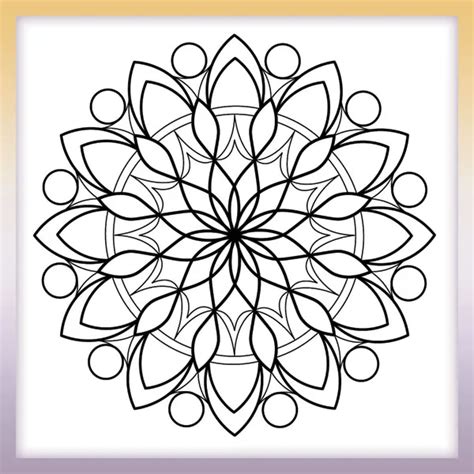 Mandala Omalovankysk Vyfarbi Si Svoj Svet